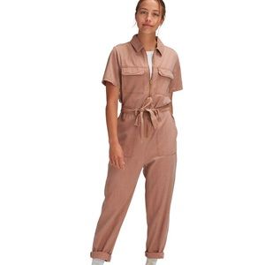 SANCTUARY short sleeve coveralls/ jumpsuit in dusty rose